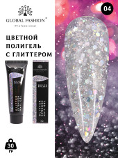 PolyGel with glitter